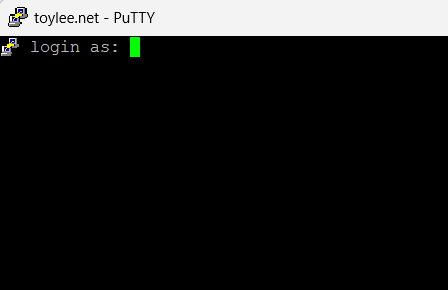 mysql putty login