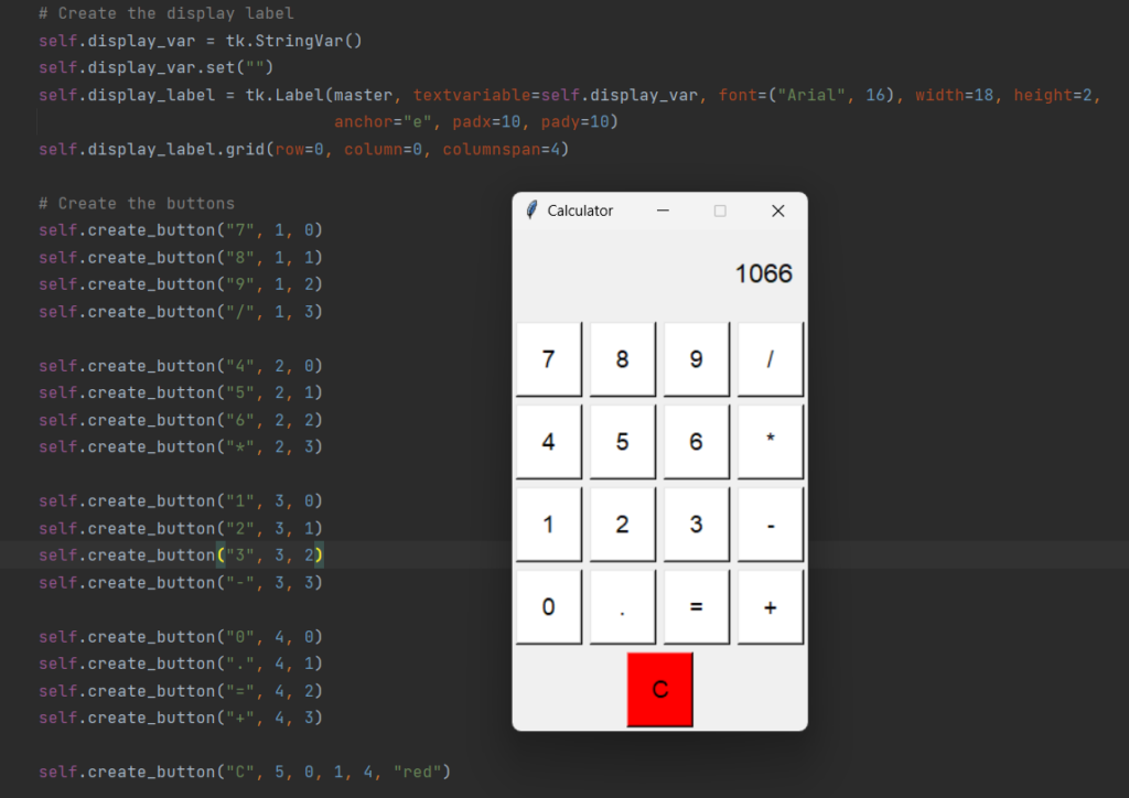 파이썬 계산기 만들기 - Python Tkinter